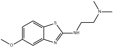 N'-(5-Methoxy-1,3-benzothiazol-2-yl)-N,N-dimethylethane-1,2-diamine Structural