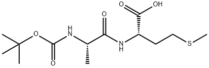 BOC-ALA-MET-OH Structural