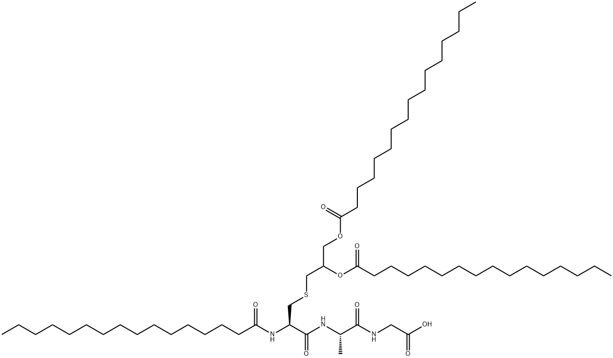 PAM3-CYS-ALA-GLY-OH Structural