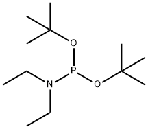 Di-tert-butyl N,N-diethylphosphoramidite Structural Picture