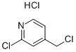 2-CHLORO-4-(CHLOROMETHYL)PYRIDINE HYDROCHLORIDE Structural