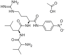 DL-VAL-LEU-ARG P-NITROANILIDE ACETATE SALT Structural