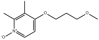 4-(3-Methoxypropoxy)-2,3-dimethylpyridine-N-oxide Structural