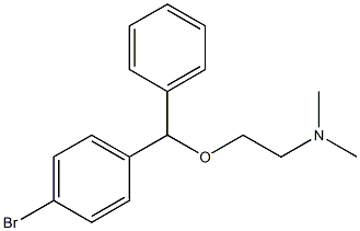 N-2-(4-bromobenzhydryloxy)ethyldimethylamine Structural