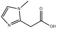 (1-METHYL-1H-IMIDAZOL-2-YL)-ACETIC ACID Structural