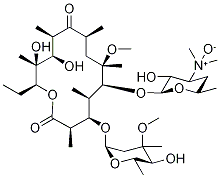 Clarithromycin Impurity Q (10 mg) (N-oxide clarithromycin) Structural