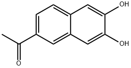 Ethanone, 1-(6,7-dihydroxy-2-naphthalenyl)- (9CI) Structural