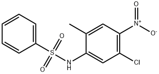 N-(5-CHLORO-2-METHYL-4-NITROPHENYL)-BENZENESULFONAMIDE