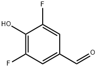 3,5-Difluoro-4-hydroxybenzaldehyde Structural