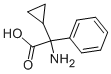 2-AMINO-2-CYCLOPROPYL-2-PHENYLACETIC ACID Structural