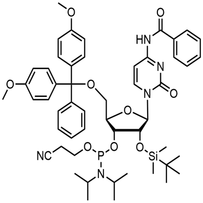 N-blocked-5'-O-DMT-2'-O-TBDMS CED cytidine phosphoramidite