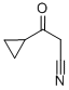 3-Cyclopropyl-3-oxopropanenitrile Structural Picture