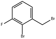 2-Bromo-1-(bromomethyl)-3-fluorobenzene Structural