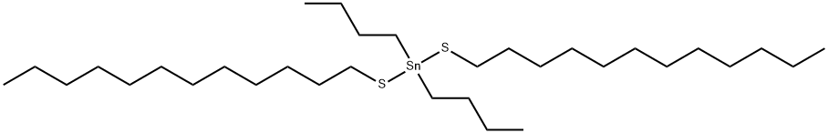 DI-N-BUTYLBIS(DODECYLTHIO)TIN Structural