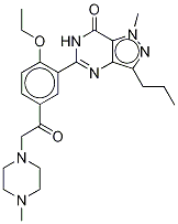 Nor-acetildenafil-d8 Structural