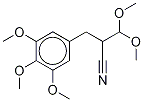 3,4,5-TRIMETHOXY-D9-2'-CYANO-DI-HYDROCINNAMALDEHYDE DIMETHYLACETAL Structural