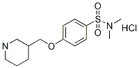 N,N-diMethyl-4-(piperidin-3-ylMethoxy)benzenesulfonaMide hydrochloride, 98+% C14H23ClN2O3S, MW: 334.86 Structural