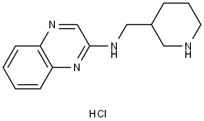Piperidin-3-ylMethyl-quinoxalin-2-yl-aMine hydrochloride, 98+% C14H19ClN4, MW: 278.79 Structural