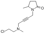 N-(4-((2-Chloroethyl)methylamino)-2-butynyl)-5-methyl-2-pyrrolidone