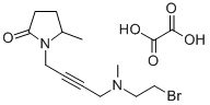 N-(4-((2-Bromoethyl)methylamino)-2-butynyl)-5-methyl-2-pyrrolidone