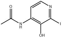 N-(3-Hydroxy-2-iodopyridin-4-yl)acetamide Structural