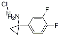 1-(3,4-Difluorophenyl)cyclopropylamine Hydrochloride Structural