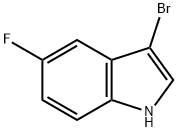 3-Bromo-5-fluoroindole Structural