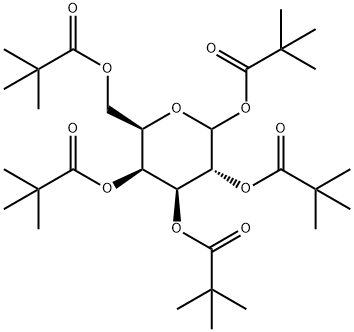 D-galactose pentapivalate Structural