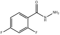 2,4-DIFLUOROBENZOIC ACID HYDRAZIDE Structural