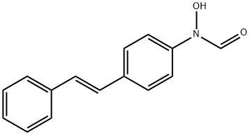 N-FORMYL-N-HYDROXY-TRANS-4-AMINOSTILBENE Structural