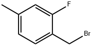 2-FLUORO-4-METHYLBENZYL BROMIDE Structural