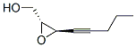 Oxiranemethanol, 3-(1-pentynyl)-, (2R-trans)- (9CI) Structural