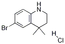 6-broMo-4,4-diMethyl-1,2,3,4-tetrahydroquinoline hydrochloride Structural