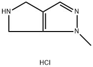 1,4,5,6-Tetrahydro-1-Methylpyrrolo[3,4-c]pyrazole HCl Structural