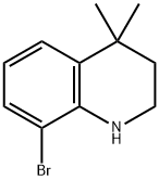 8-broMo-4,4-diMethyl-1,2,3,4-tetrahydroquinoline Structural