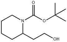 2-(2-HYDROXY-ETHYL)-PIPERIDINE-1-CARBOXYLIC ACID TERT-BUTYL ESTER Structural