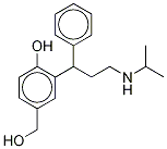 RAC 5-HYDROXYMETHYL DESISOPROPYL TOLTERODINE-D6 Structural