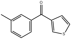 3-(3-METHYLBENZOYL)THIOPHENE Structural