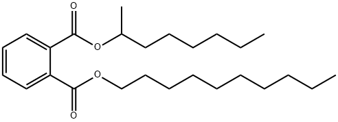 N-OCTYL-N-DECYL PHTHALATE Structural