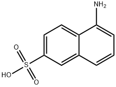 1-Aminonaphthalene-6-sulfonic acid Structural