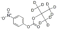 tert-Butyl-D9 4-Nitrophenyl Carbonate Structural