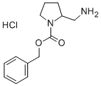 benzyl 2-(aminomethyl)pyrrolidine-1-carboxylate hydrochloride Structural