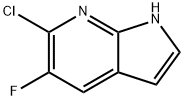 6-Chloro-5-fluoro-7-azaindole Structural