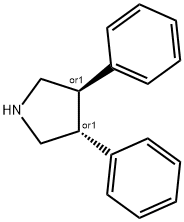 RAC TRANS-3,4-DIPHENYL-PYRROLIDINE Structural