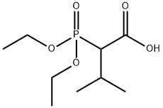 DIETHYL(1-CARBOXY-2-METHYLPROPYL)PHOSPHONATE Structural