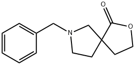 7-BENZYL-2-OXA-7-AZA-SPIRO[4.4]NONAN-1-ONE Structural