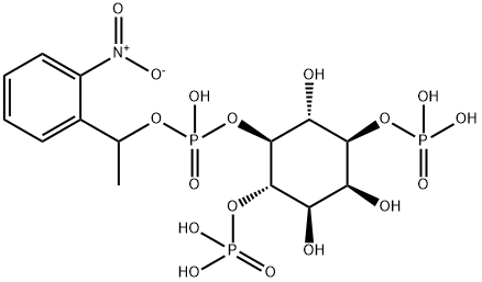 inositol 1,4,5-trisphosphate 1-(2-nitrophenyl)ethyl ester Structural