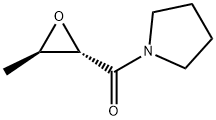 Pyrrolidine, 1-[(3-methyloxiranyl)carbonyl]-, trans- (9CI) Structural