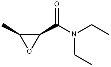 Oxiranecarboxamide, N,N-diethyl-3-methyl-, cis- (9CI) Structural