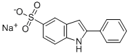 Sodium 2-phenylindole-5-sulfonate Structural